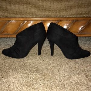 Suede Bootie Heals